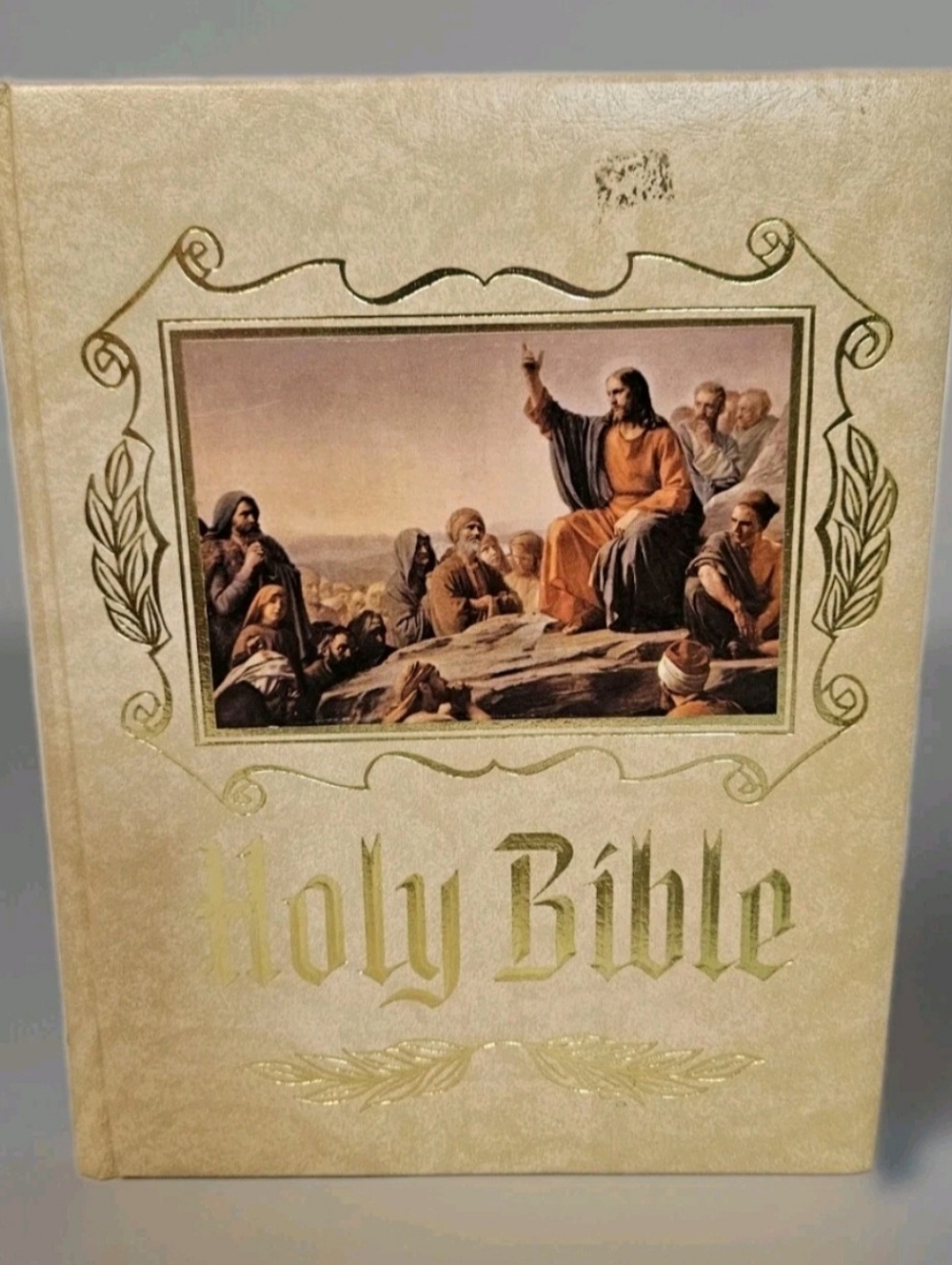 Vintage KJV Heirloom Family Holy Bible Red Letter Edition Large Family Bible